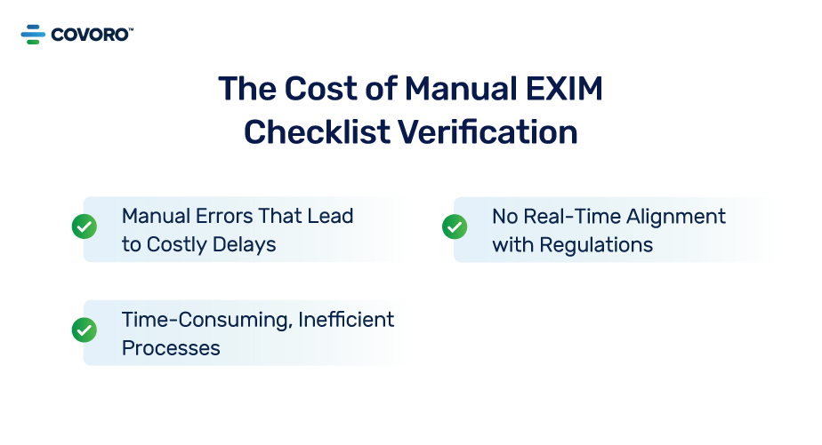 The Cost Of Manual EXIM Checklist Verification
