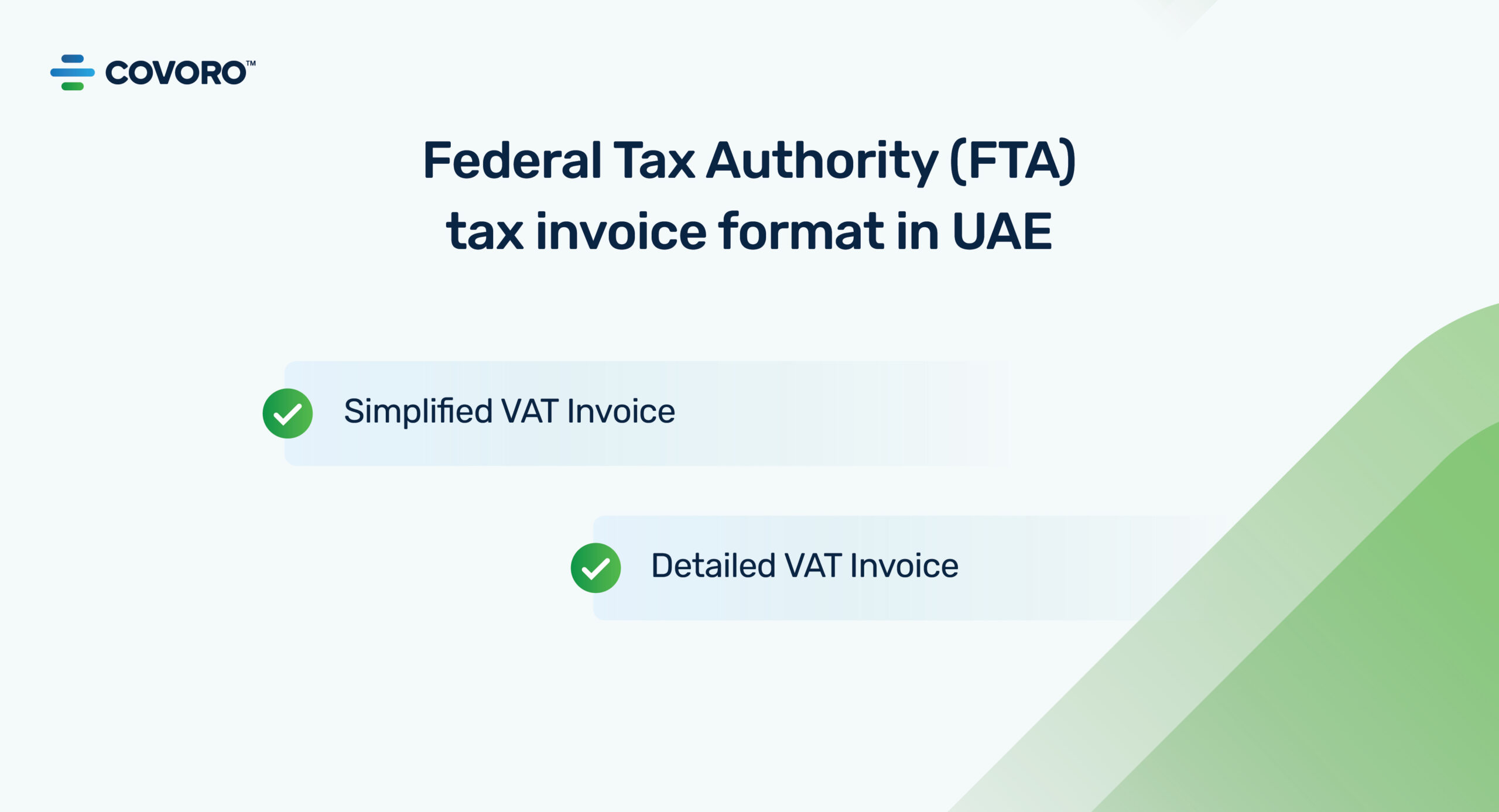 FTA Tax Invoice Format UAE - Overview