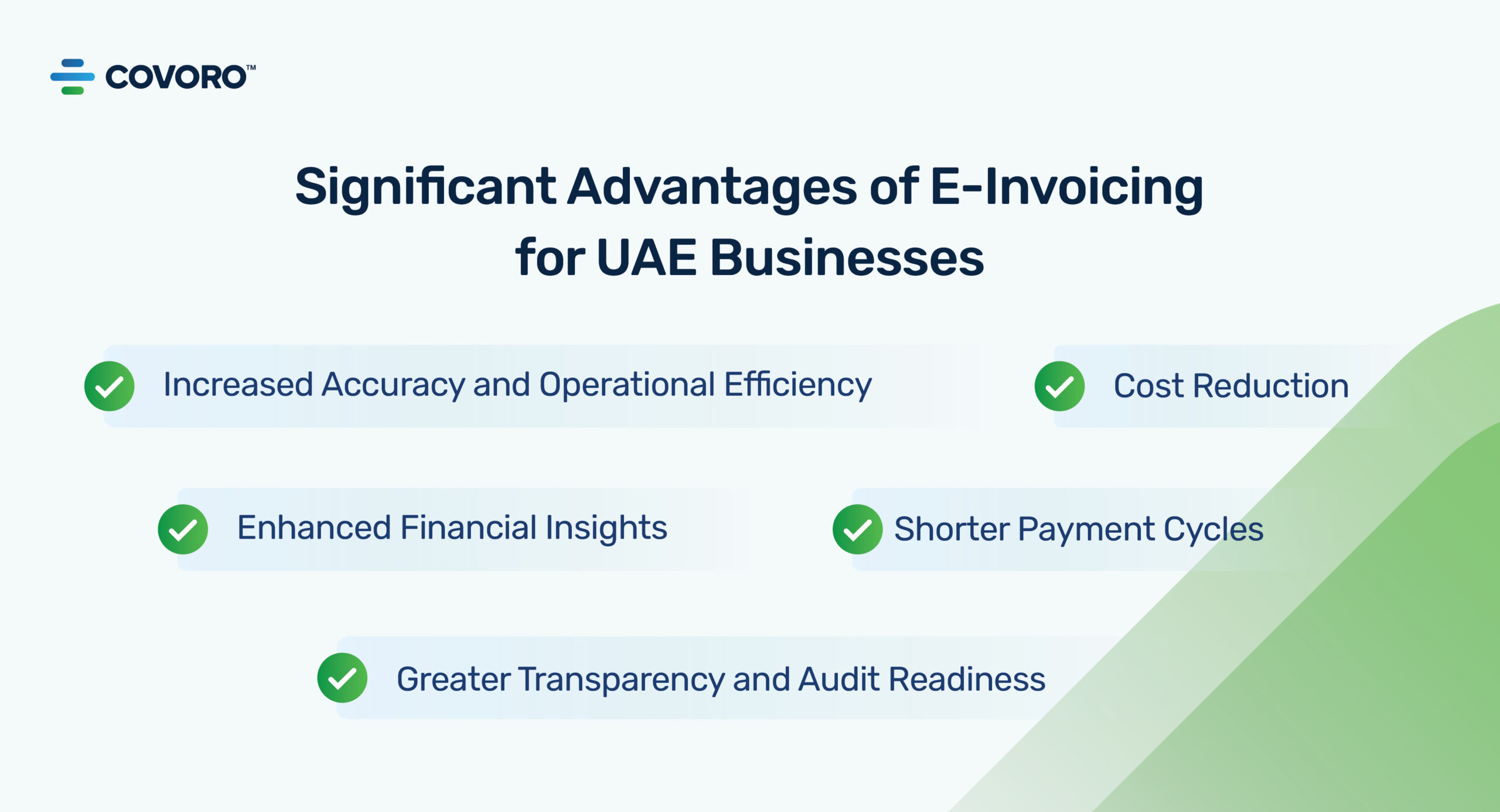 Significant Advantage E-Invoicing UAE