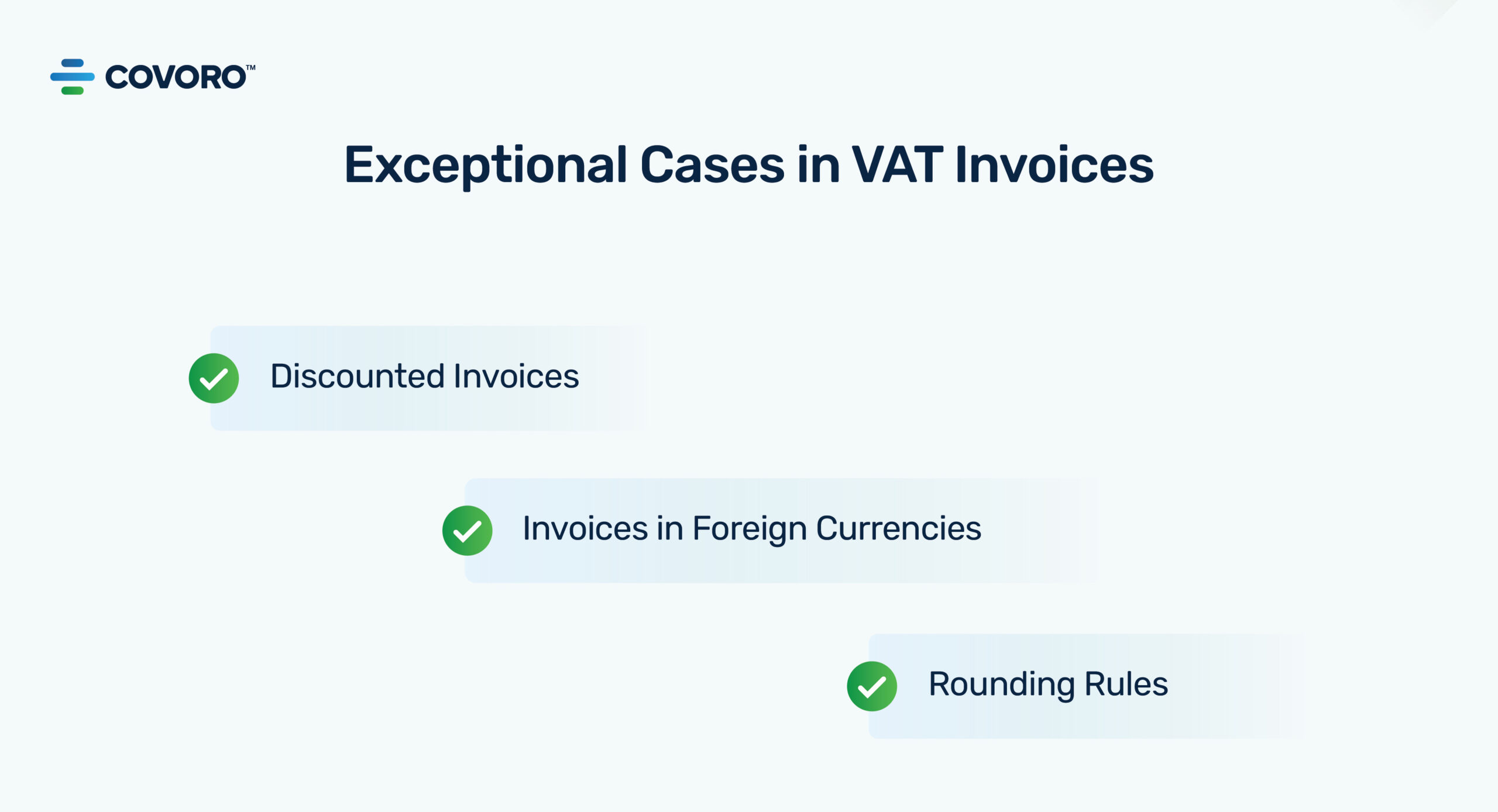 Exceptional Cases in VAT Invoices