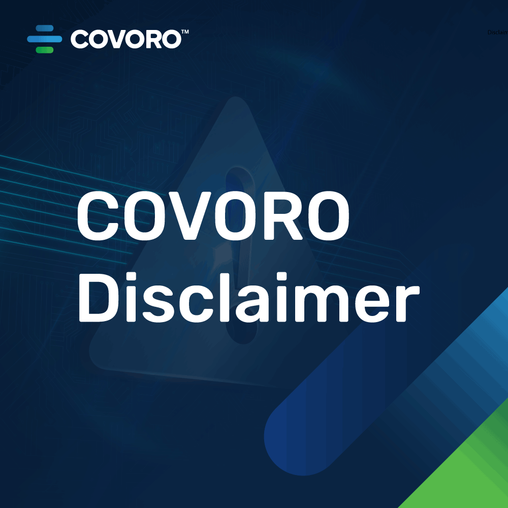 COVORO Disclaimer