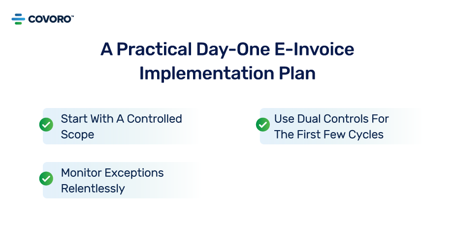 A Practical Day One E-Invoicing Implementation Plan