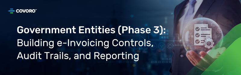 Government Entities - E-Invoicing Controls, Audit Trails And Reporting