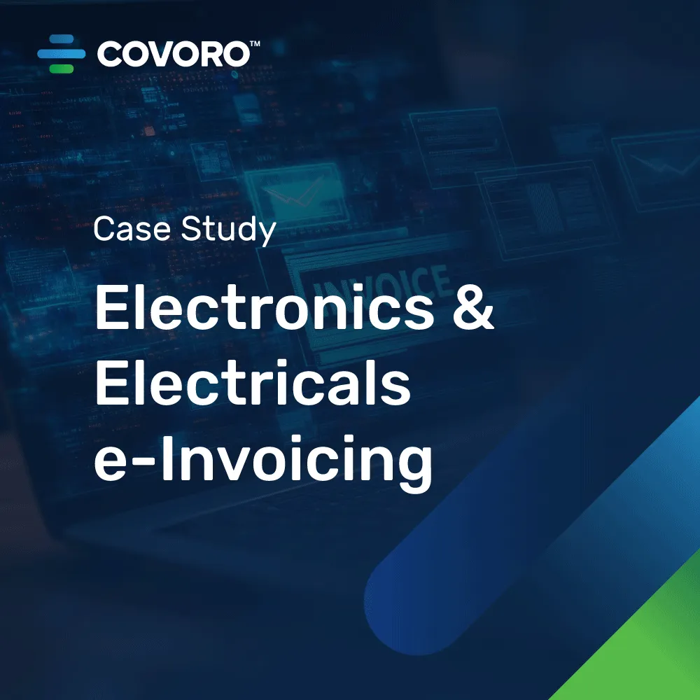 E-Invoicing Electronics And Electrical Sector E-Invoicing