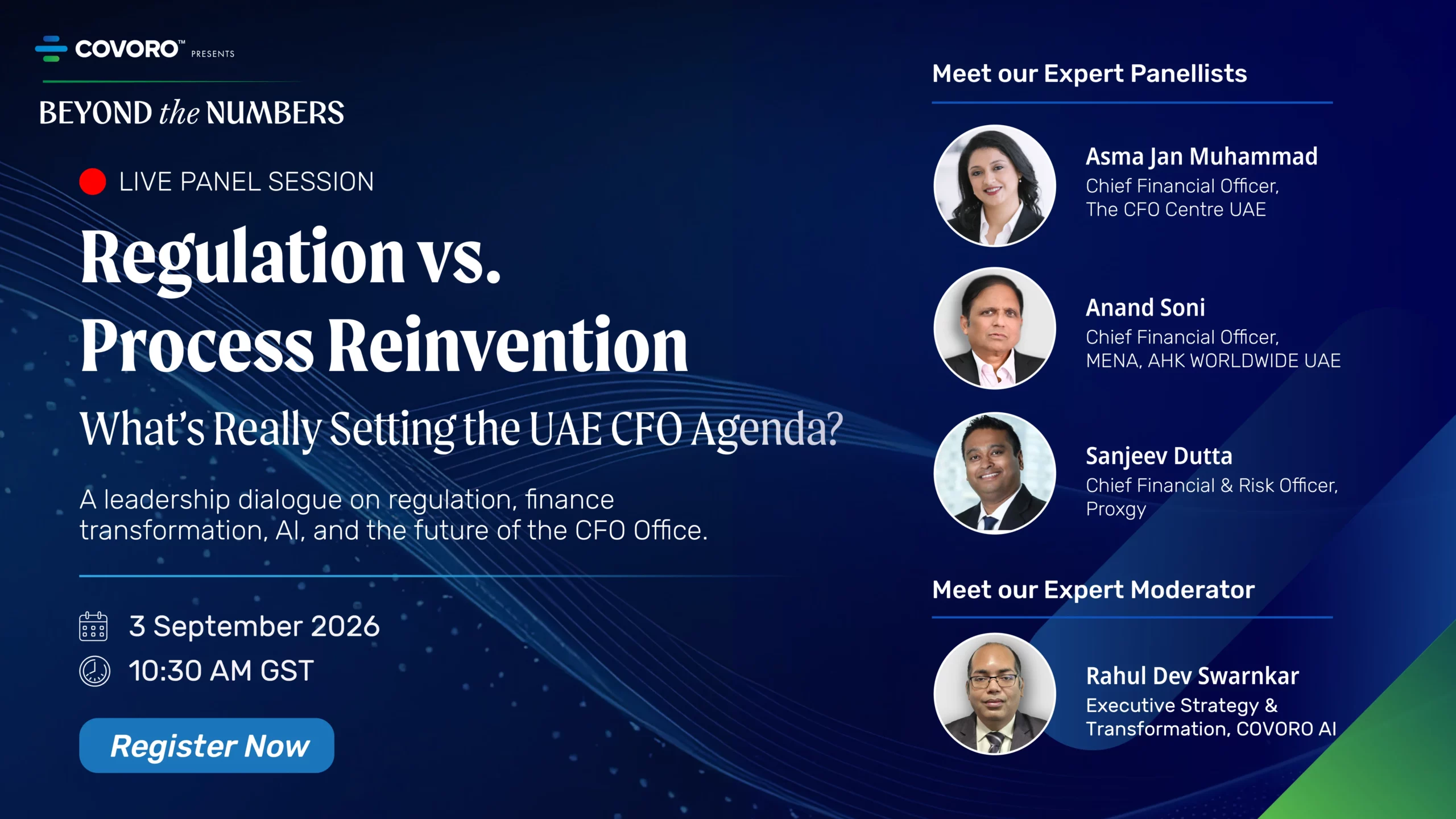 COVORO Live Panel Session